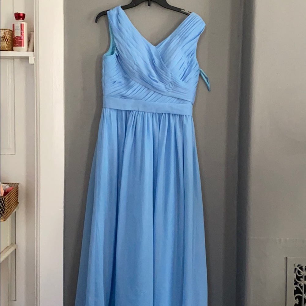 Blue prom dress